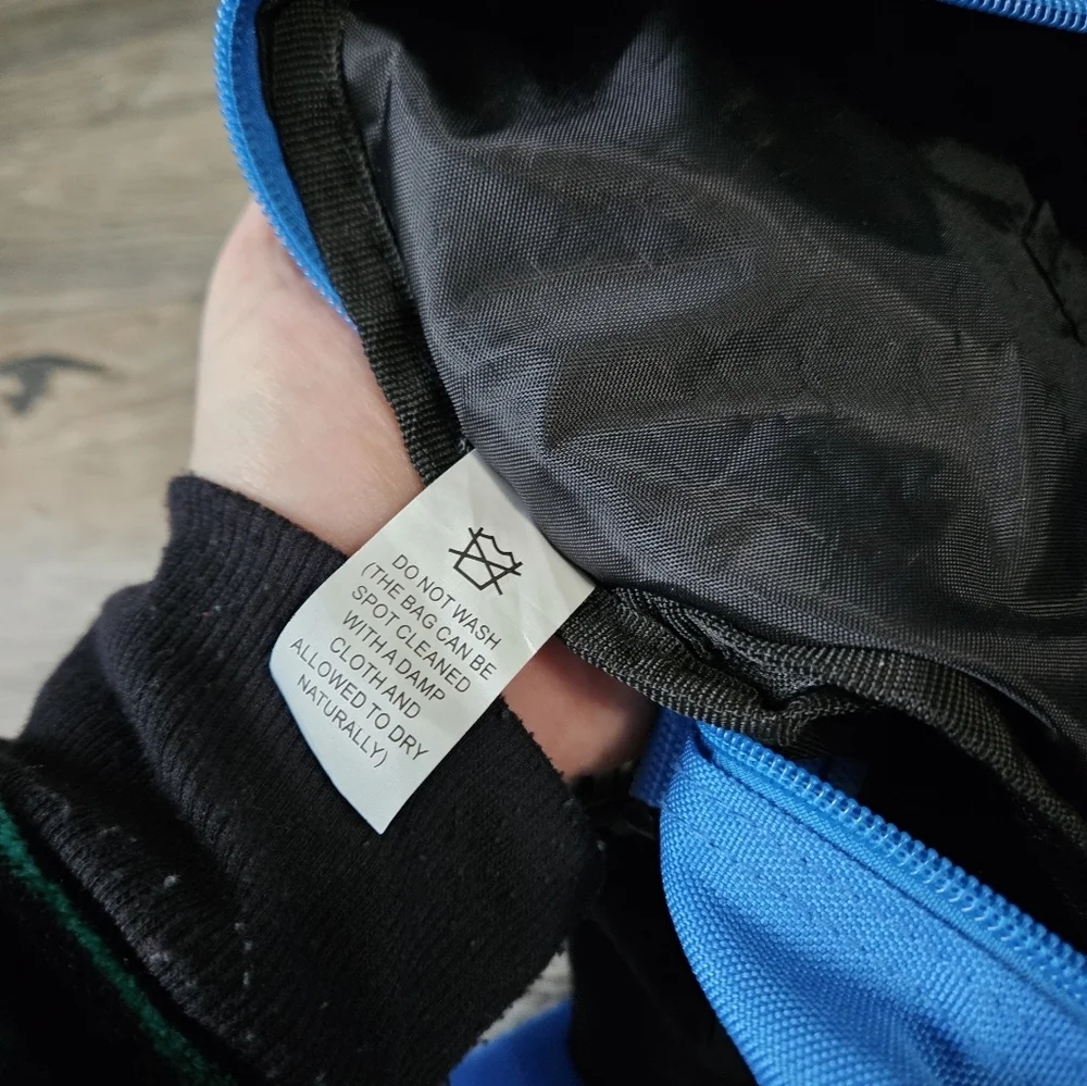 Blue and Black Kid's Duffle Bag- UPWARD